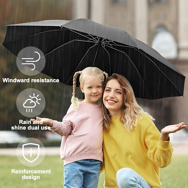 UV automatisk paraply regn og regn fold paraply, lavet af