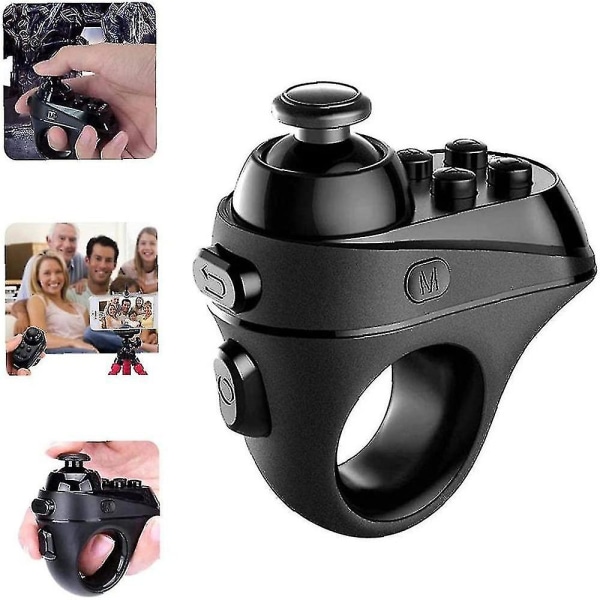 Bluetooth-kontroller Trådlös Gamepad Joystick Spel Fjärrkontroll Ring Gamepad För Mobiltelefon Videospel