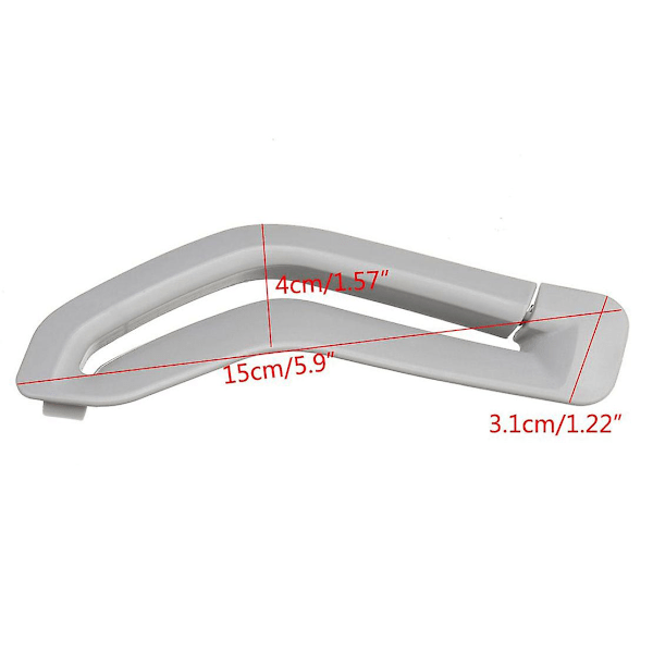 for S60 S80 V70 XC90 Venstre Høyre Setebelte Tilbaketrekker Guide Ring Beltevelger Port Setebelte Trim