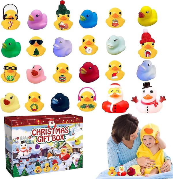 Gummi And Advent 2025. Advent 2025 Barn. Advent Andebad Til {AZC} 06(24 ducks)