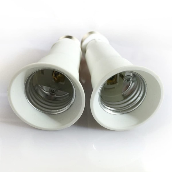 4 stk E27 til E27 lyskontaktforlenger 3,1-4,1 tommer/8-11 cm forlengelse