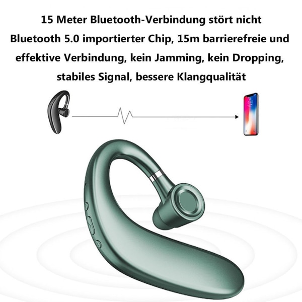 Bluetooth Headset 5.2 handsfree headset 15 timmar