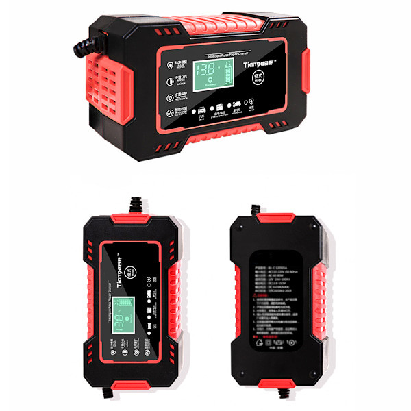 Bilbatteri Oplader Starter Batteri Booster Opbevaring Batteri Oplader 12v/24v Batteri Oplader 12V/24V Smart Batteri Oplader Automatisk Opladning Puls