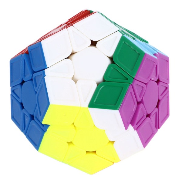 Megaminx Puzzle 3x3 Vivid Color Utfordrende Pentagonal Speed ​​​​Puzzle Leke for barn Barn