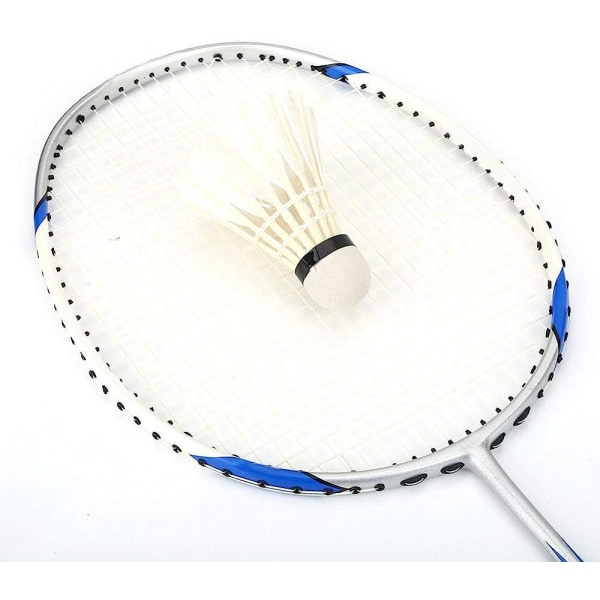 Badminton fjerbolde, 12 dele øvelsesbadminton fjerbolde fjer hvide udendørs