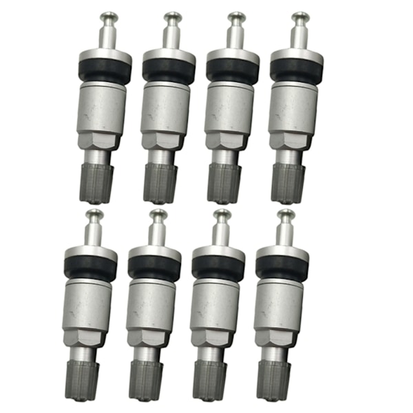 8 stk TPMS Dekkventiler Aluminiumslegering Slangefri Ventiler Dekktrykkovervåkingssystem Sensor Ventilstamme Reparasjonssett - Perfekt