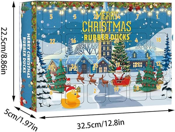 Gummi And Advent 2025. Advent 2025 Barn. Advent Andebad Til {AZC} 0124 ducks