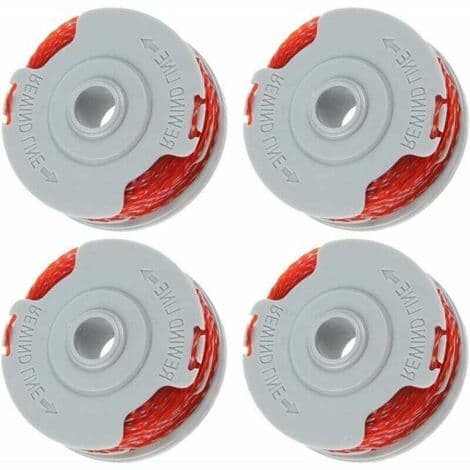 Pakke med 4 spoler med trimmertråd for Flymo FLY021, erstatningsspole for Flymo trimmer, 11m/1,5mm.