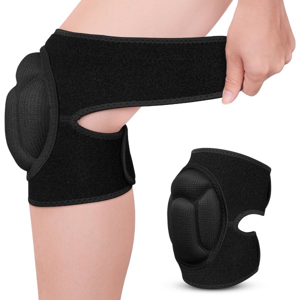 Knebeskyttere arbeid, 1 par 20 mm tykke knebeskyttere Hagearbeid, beskyttende knebeskyttere for menn kvinner L