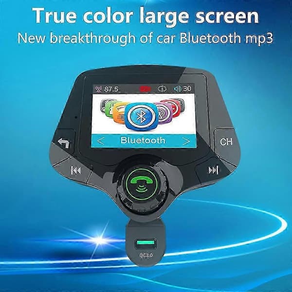 USB Uppladdningsbar Bil DAB/DAB+ Adapter, 2\" Display DAB Digitalradio Bluetooth_xx