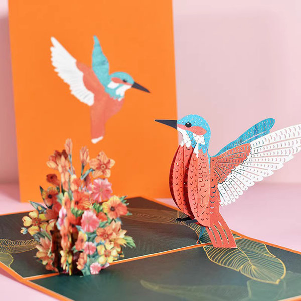Hummingbird Pop Up-kort Morsdagskort for mor eller W B