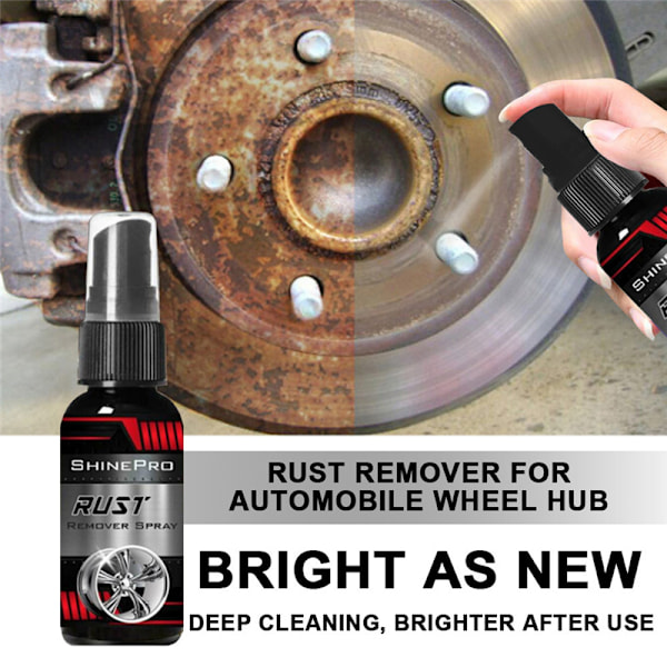 Super Dekontaminerings- og Rustrensningssæt Rensemiddel og Rustfjernelsesspray Biltilbehør Rust Removal Spray