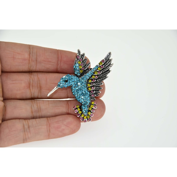 Hummingbird brosch pins för dammode