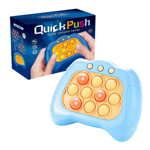 Quick Push Pop Fidget Legetøj Drenge og piger Spillemaskiner Quick Push Bubble Stress Relief Sanselegetøj Børn Fødselsdagsgaver