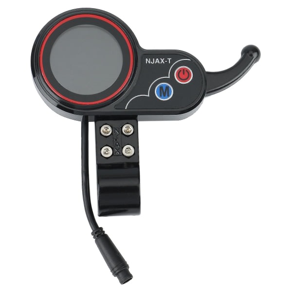 Njax-t LCD akselerasjonsinstrument for elektrisk sparkesykkel 36v / 48v,a