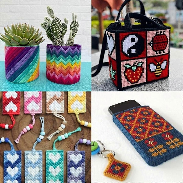 Broderinät, Fursuit Ögonnät, Vit Nålspetsnät för Hantverk DIY, Stickning & Virkningsprojekt - WELLNGS