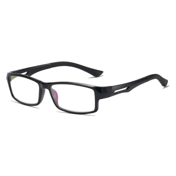 Anti-Blå Lys Læsebriller Firkantede Briller BLACK Sort Black Strength 150