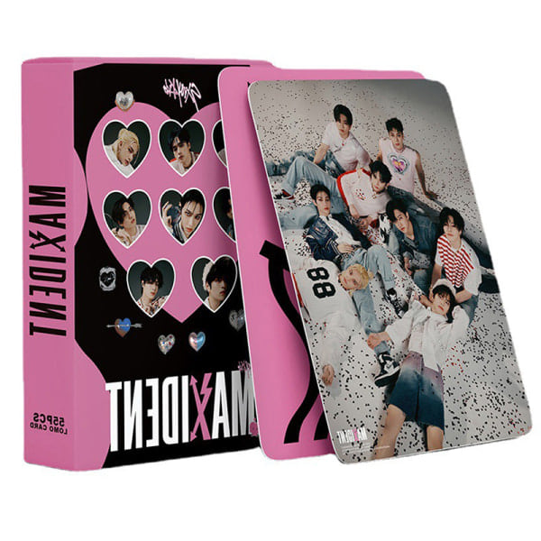 55 st Kpop Stray Kids Lomo-kort Nya Album Pojkar Fotokort