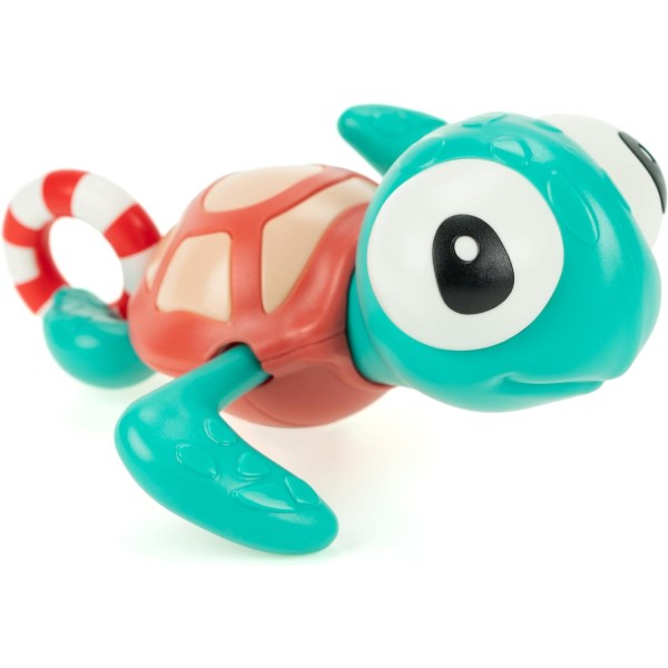 Pull-String Swimming  Bath Toy for Kids (Turtle with Swim Ring)