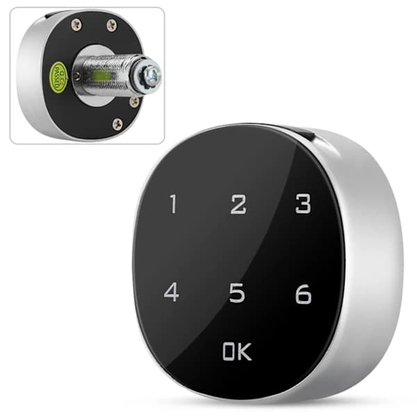 Digital Electronic Code Lock with Touch Screen for Cabinets Mailboxes Documents Saunas Drawers