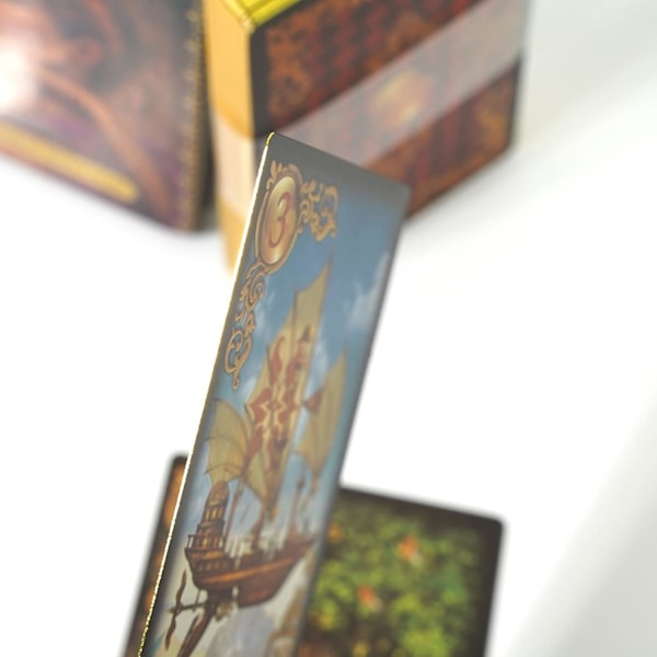 Glided Reverie Lenormand Oracle Tarot -korttipakka matkakirjan ja metallilaatikon kanssa aloittelijoille ja kokeneille lukijoille