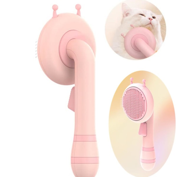 Pet Grooming Brush, Cute Bee Design And Soft Ergonomic Handle, Pet Comb For Cats & Dogs