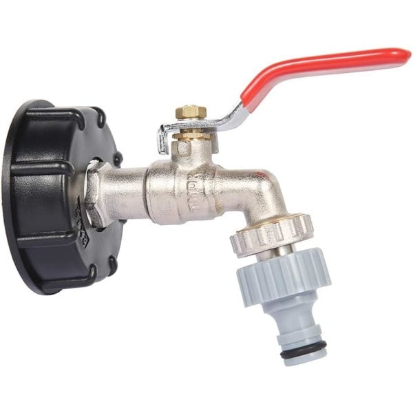 IBC Tank Adapter S60X6 Ersättningsventilkoppling 1/2\" slang