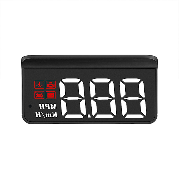 Head Up Display, ACECAR Universal GPS HUD for bil, speedometer USB-grensesnitt, hastighet, kjøreretning, overhastighet, slett feilkode, for alle kjøretøy