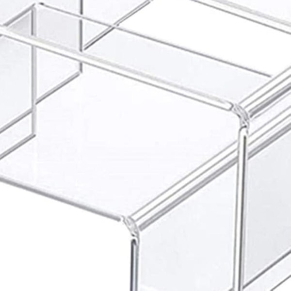 3 st Akryl Display Stand Transparent Stand För Smycken Collection