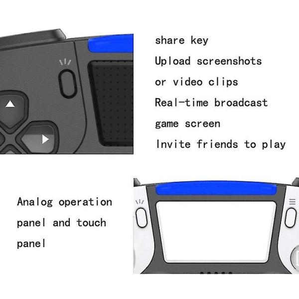 Trådlös Bluetooth spelplatta för Ps4