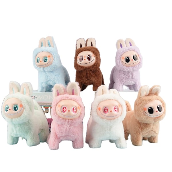 1 st LAGOGO The Monsters Spännande Macaron Plyschdockor Figur Leksaker Blind Boxes (Färg Slumpmässig) 1 Single pack