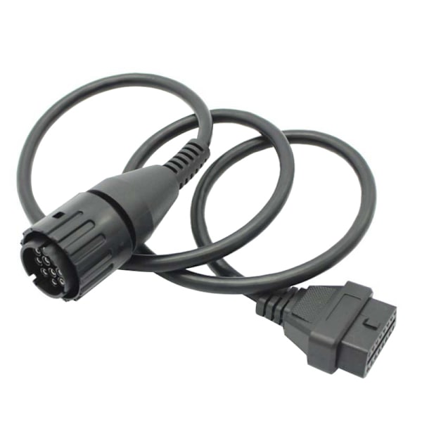 10-bens scanner 10-bens til 16-bens OBD2-stikadapter diagnostisk forlængerkabel brugt til ICOMD motorcykel