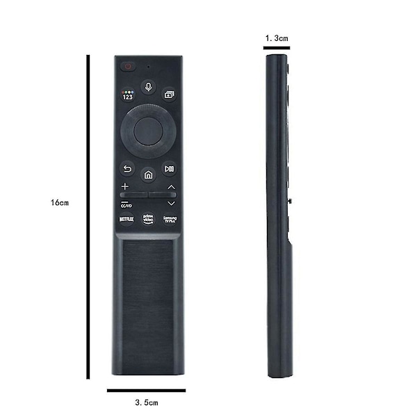 TV-fjärrkontroll Bn59-01357b / Bn59-01357a Qled-serien Q60a Q70a Q80a Röststyrningsfjärrkontroll Black