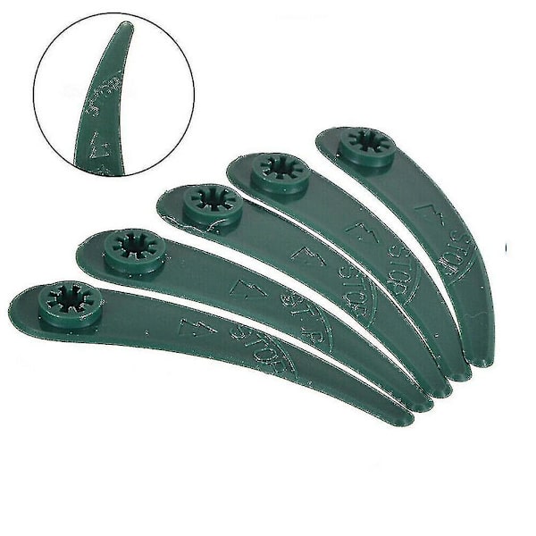 50x Gresstrimmer Trimmer Plastbladsett Til Bosch Art23-18li Art26-18li