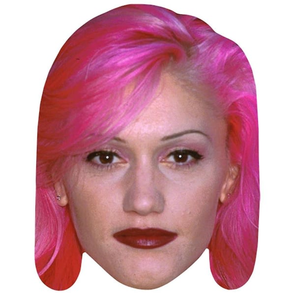 Gwen Stefani (90-tallet) Kjendismaske, flatt kort ansikt
