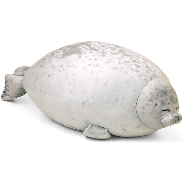 60 cm Seal Kudde, Chubby Blob Seal Kudde Söt Seal Gosedjur Bomull Plysch Toy Kudde Kompatibel med Bord Mjuk Seal Kram Kudde Bac Beige 30 cm
