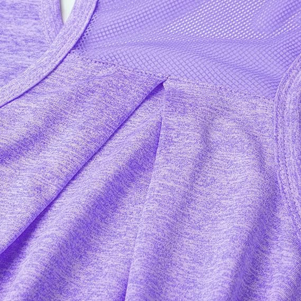 Træningstoppe Løstsiddende Racerback Tanktop til Kvinder Mesh Rygløs Tank