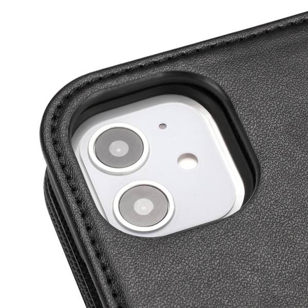 held iPhone 11 / XR - Flerfacks 2i1 Magnetiskt Fodral / Skal - Svart_xx Black Black