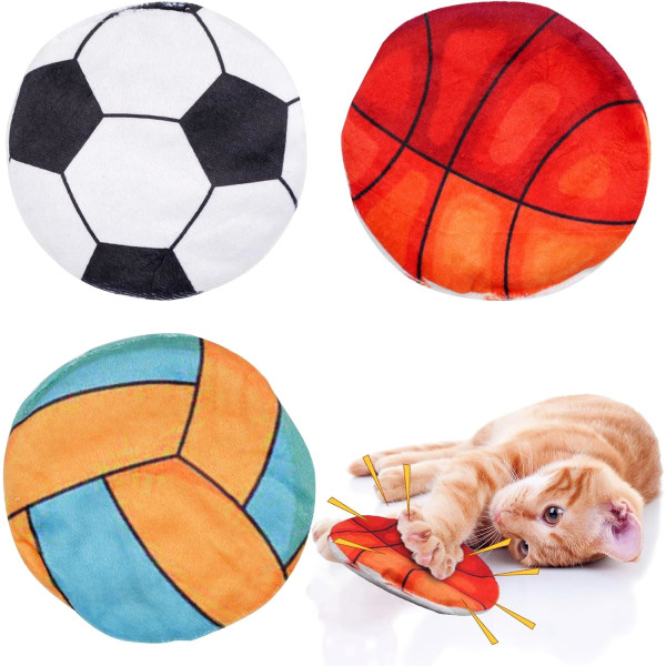 3 Pack Catnip Toys for Cats, Interactive Cat Nips Toys, Cat Toys with Catnip for Kitten