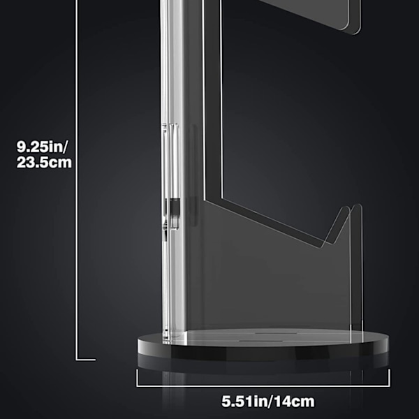 Universal Stativ för Spelkontroll och Hörlurar, 2 i 1 Spelkontroll Stativhållare Förvaring