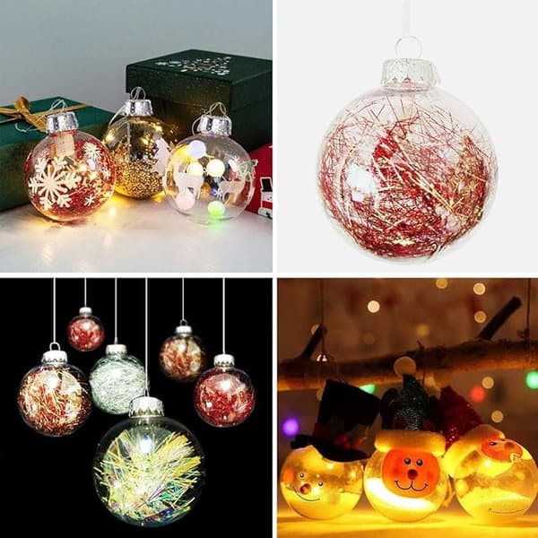 Clear Fillable Plastic Ball, Clear Fillable Ball, Transparent Chr