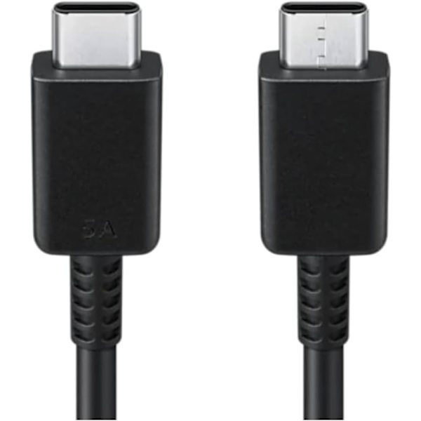 Officiel Samsung 45W USB-C Super Hurtig Opladning Vægoplader (Sort)