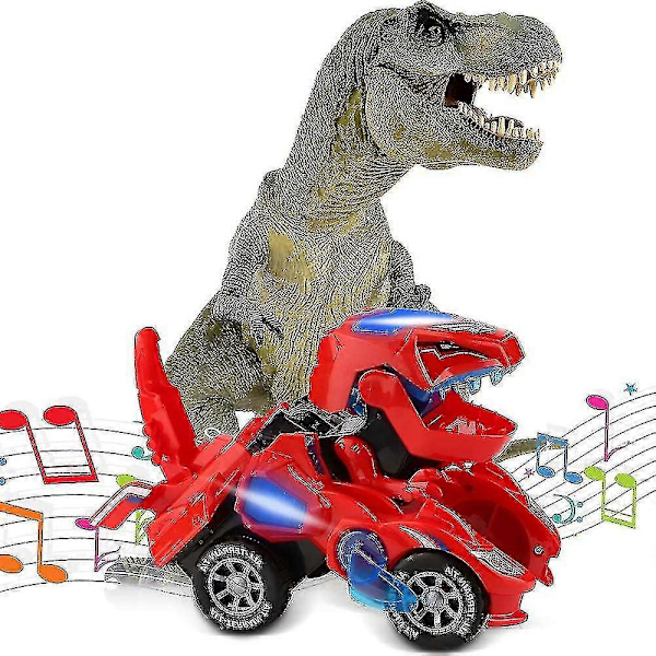 Transformerande Leksaksbil Transformerande Bil, Automatisk Transformerande Bil Red