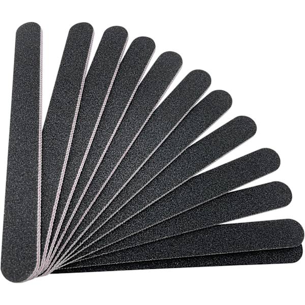 Smukdoo Neglefiler Sett, 12 stk Profesjonelle Neglefiler Dobbeltsidig Emery Board