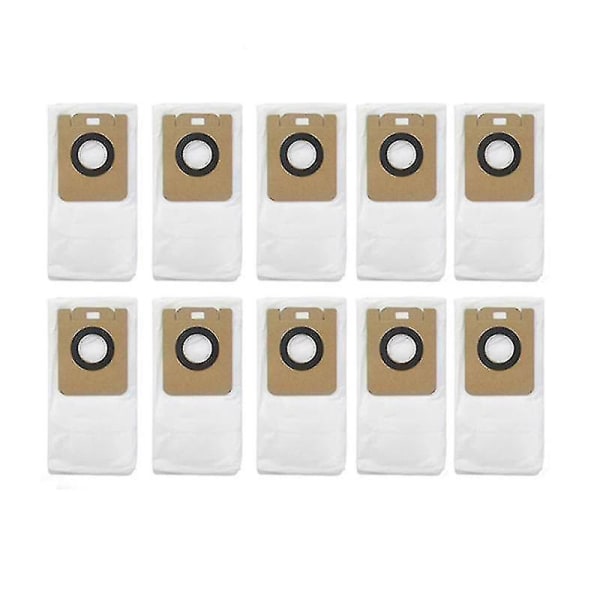 10 st dammsugarpåsar till Xiaomi Dreame Bot D10 Plus Rls3d dammsugare
