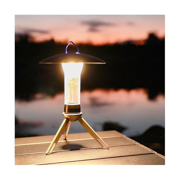 Multifunksjonell campinglampe Bærbar utendørs campinglykt med magnetisk nødlys