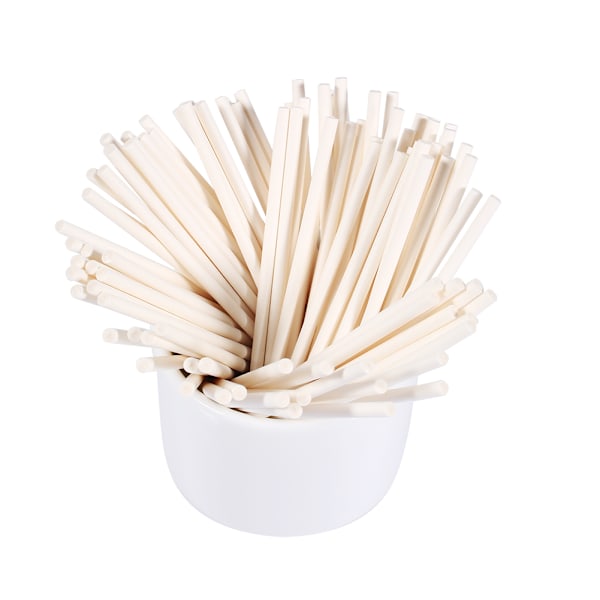 15 cm Hvide 100 stk./sæt Farverige Slikkepinde Pinde Cake Pop Pinde til Slik Chokolade_xx