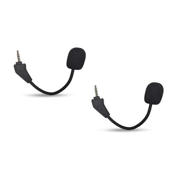 2-pakkaisen vaihtoehtoisen pelimikrofonin Corsair HS50-, HS60-, HS70- ja HS70 SE -sarjan stereopelipäähineisiin Irrotettava puomimikrofoni Melunvaimennus