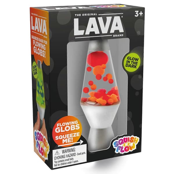 Lava Squish N Flow - Itsevalaiseva Fidget-lelu laavalamppu-efektillä