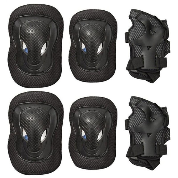 6pcs/set Cycling Skating Protective Gear Knee Pads Elbow Pads Protection Outdoor Armor Outdoor Sports For Kids Men Women